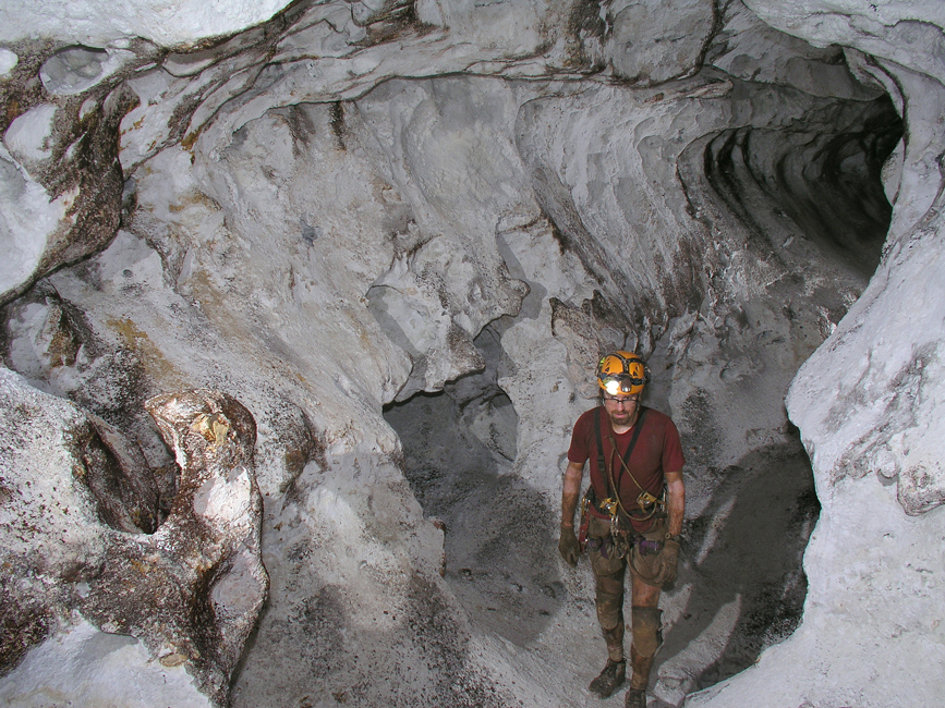 Peter And Ann Bosted Cave Slide Lech Larry Shaffer In Flatlands Lechuguilla Cave Nm March 2007